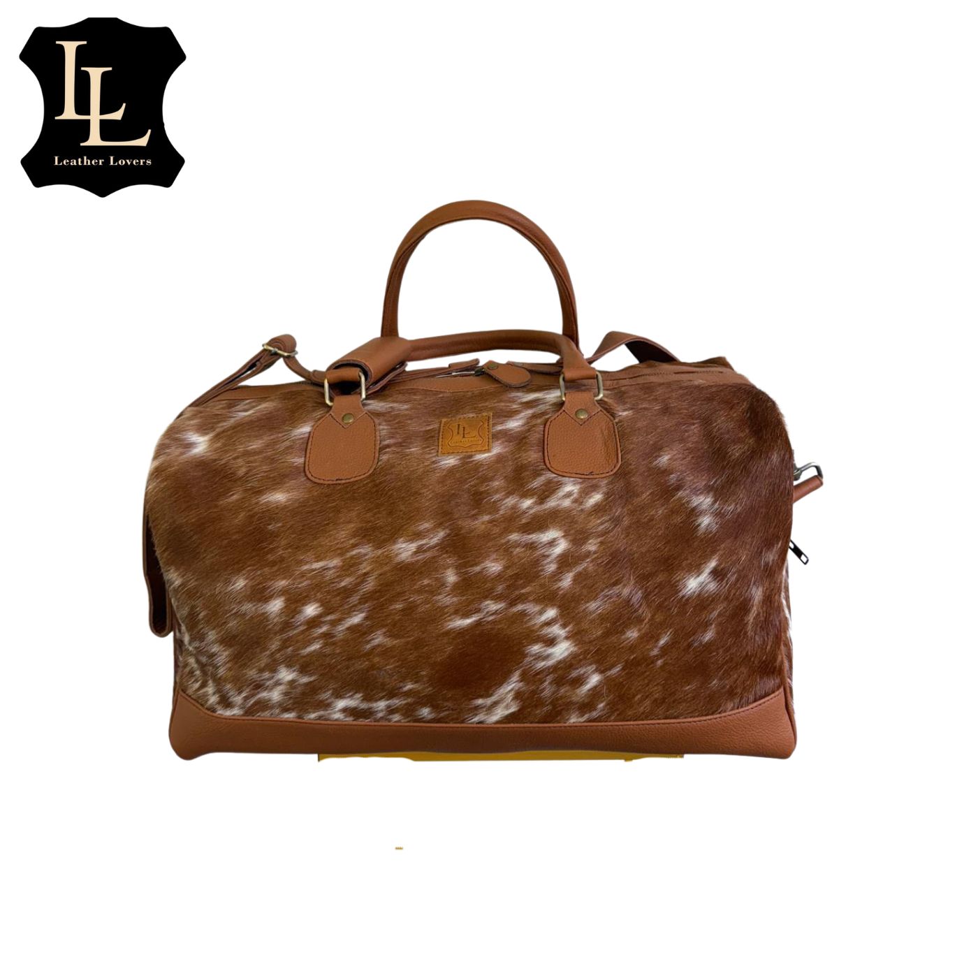Leather Lovers Cowhide Large Duffel Bag Leather Lovers