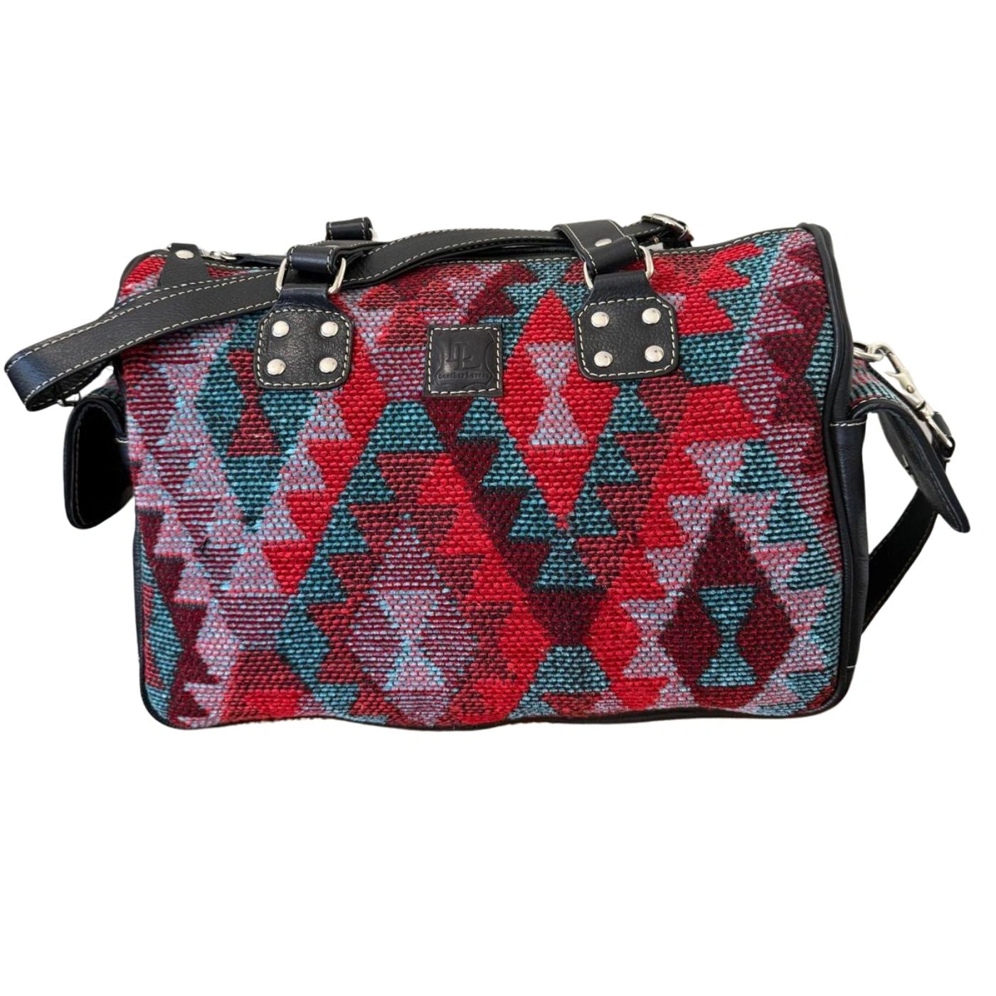 Leather Lovers Western/Vintage Fabric Mini Duffel Bag Leather Lovers