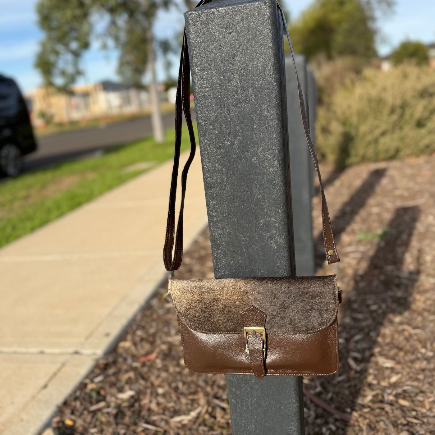 Slim Crossbody Bag Cowhide (New Style) Leather Lovers