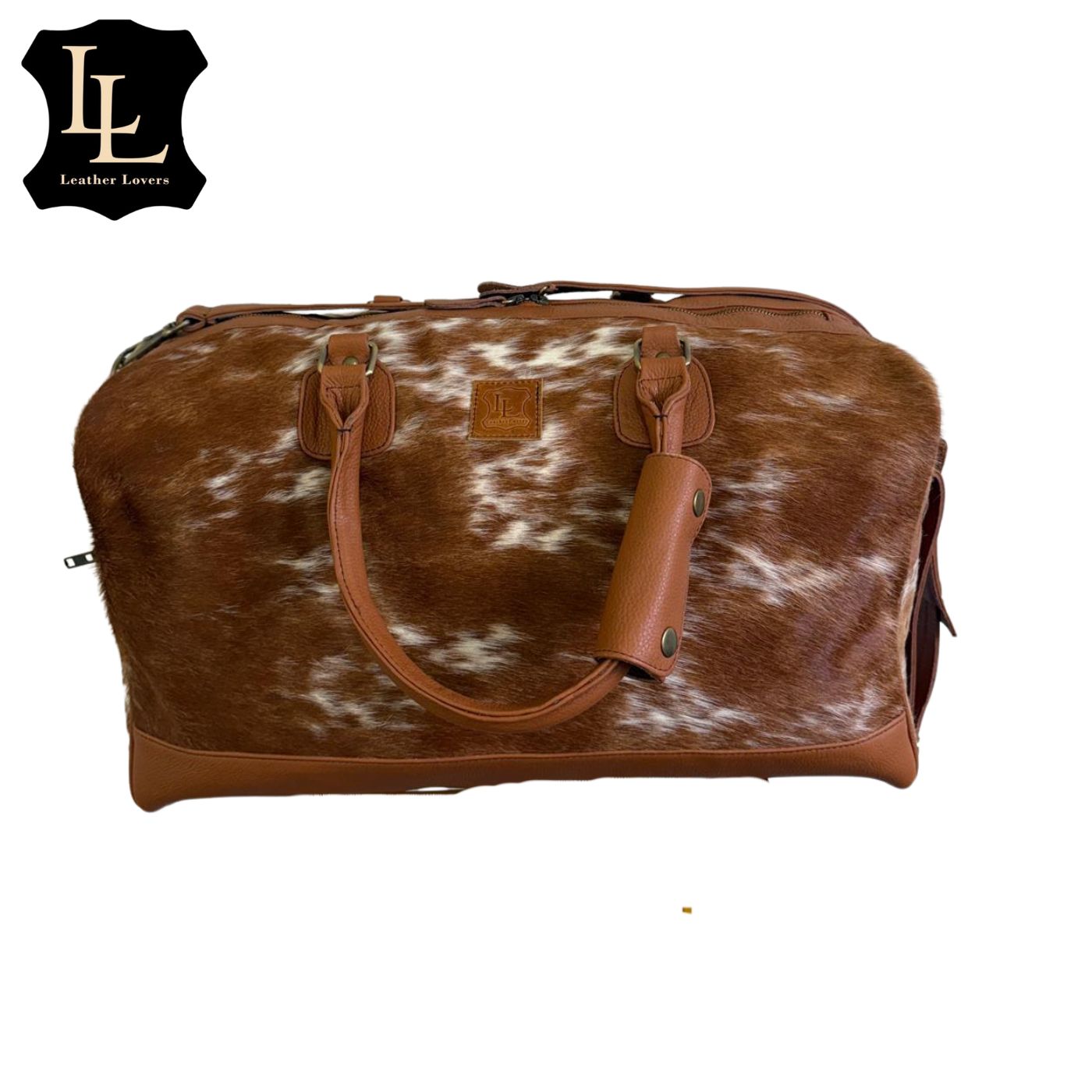 Leather Lovers Cowhide Large Duffel Bag Leather Lovers