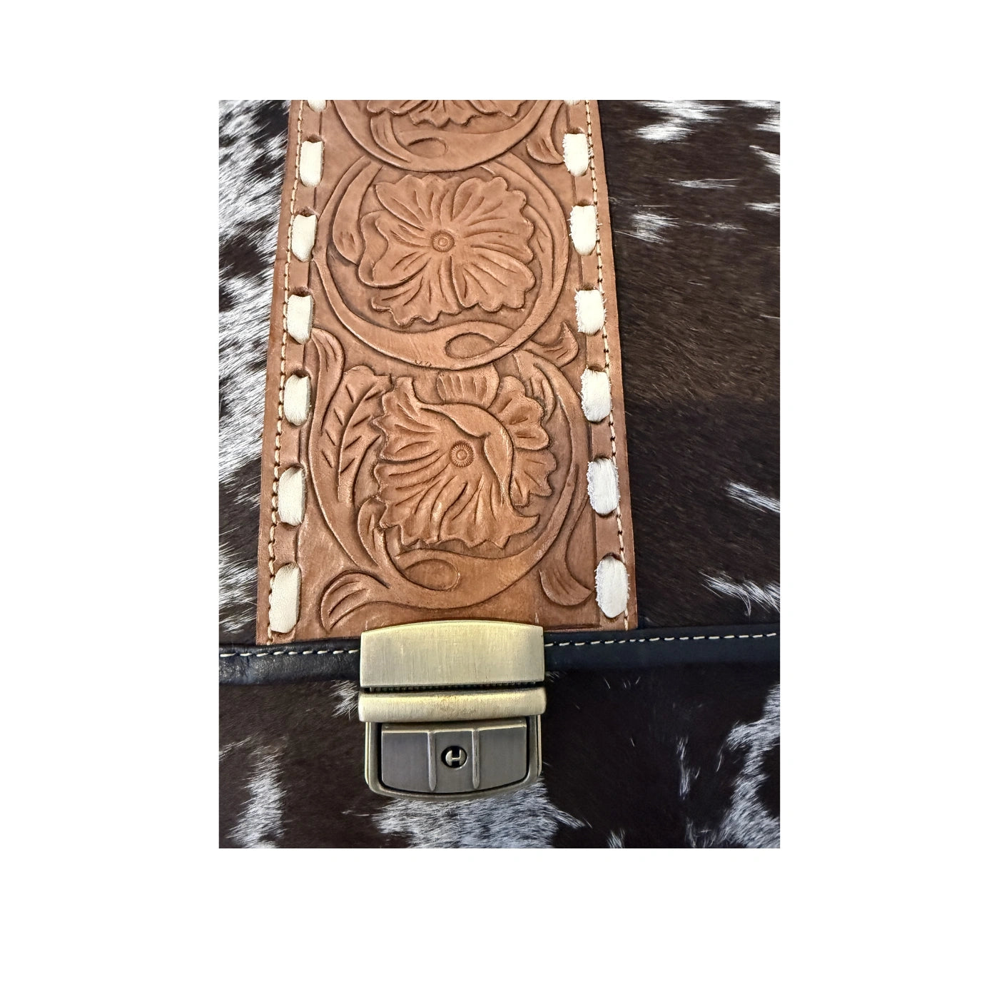 Leather Lovers Cowhide Messenger Laptop Bag Leather Lovers