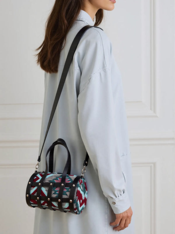 Shell Capsule Aztec Vintage Leather Purse Leather Lovers