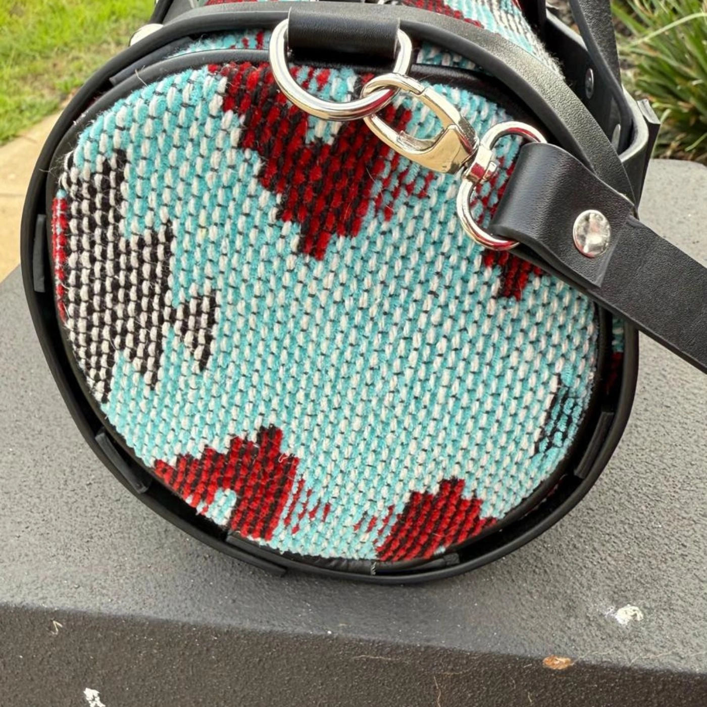 Shell Capsule Aztec Vintage Leather Purse Leather Lovers