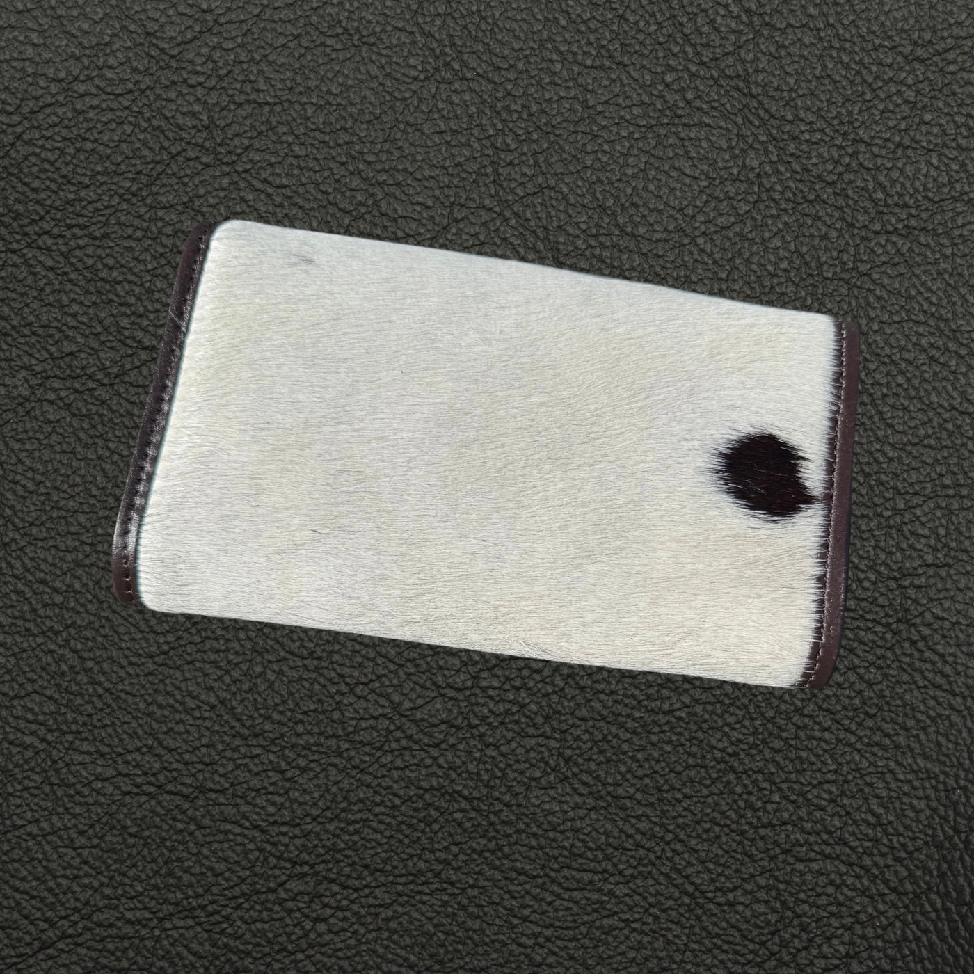 Leather Lovers Cowhide Women Flip Over Hand Wallet