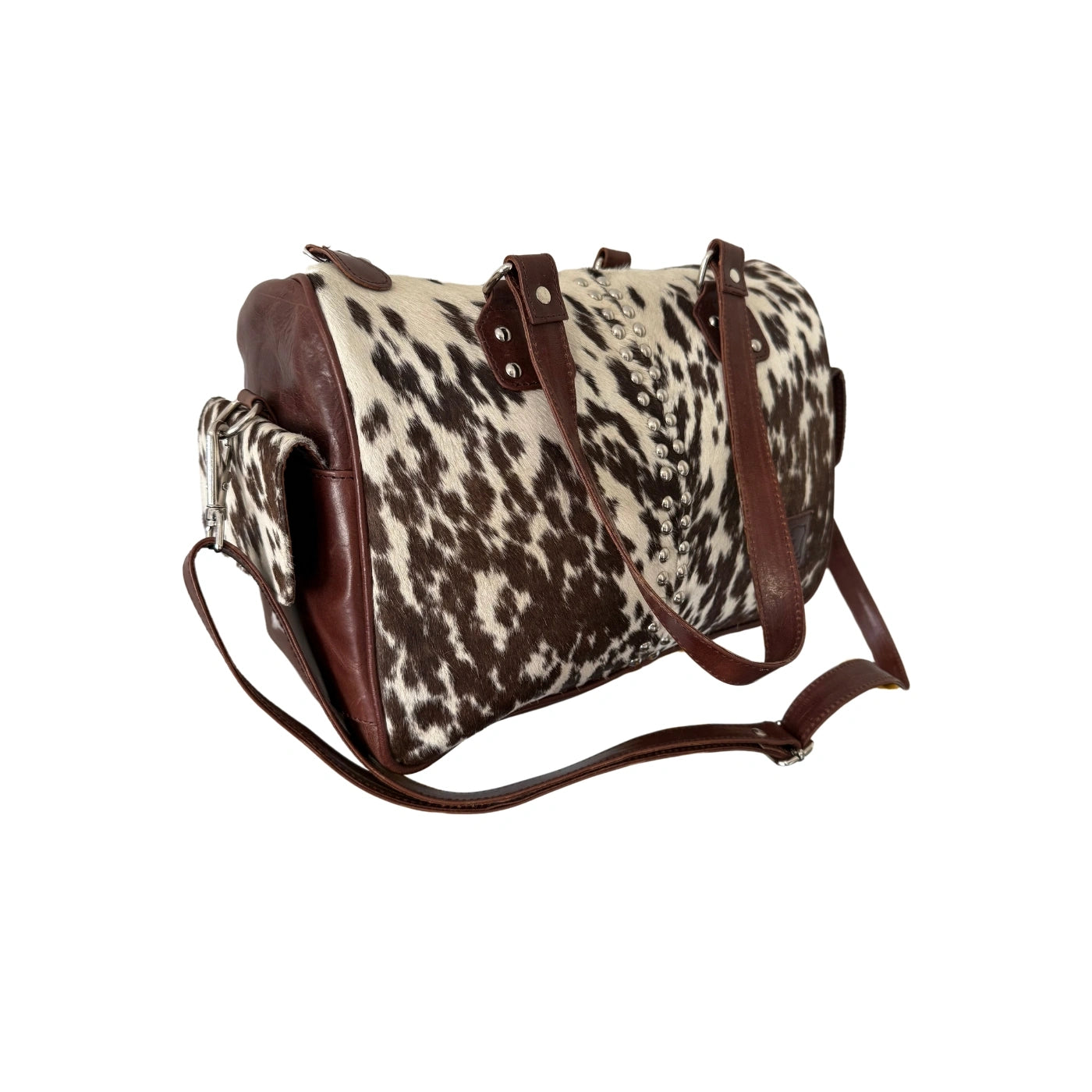 Leather Lovers Cowhide Mini Duffel Bag Leather Lovers