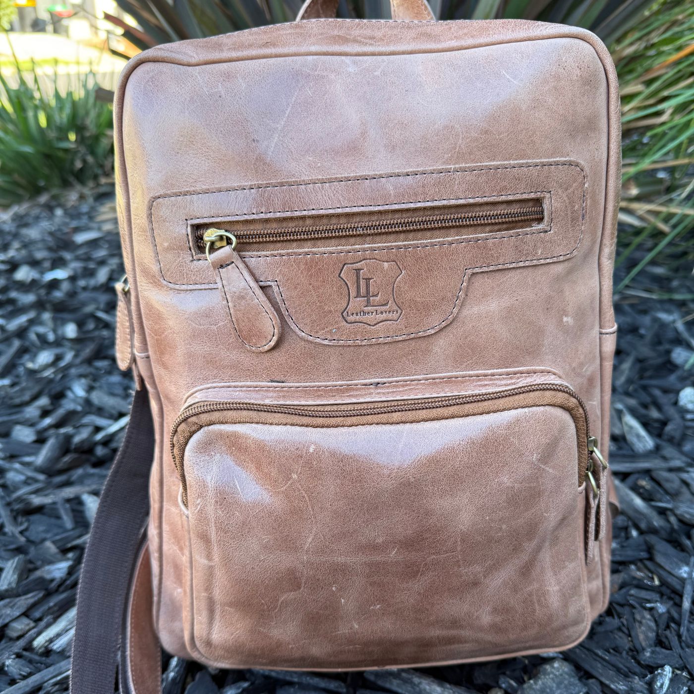 Cow Leather Multipurpose Backpack / Laptop Bag Leather Lovers