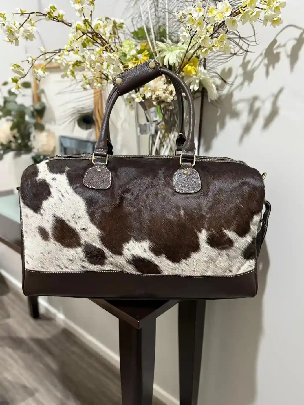 Dark Brown Travel Bag / Overnight Bag Australia Leather Lovers