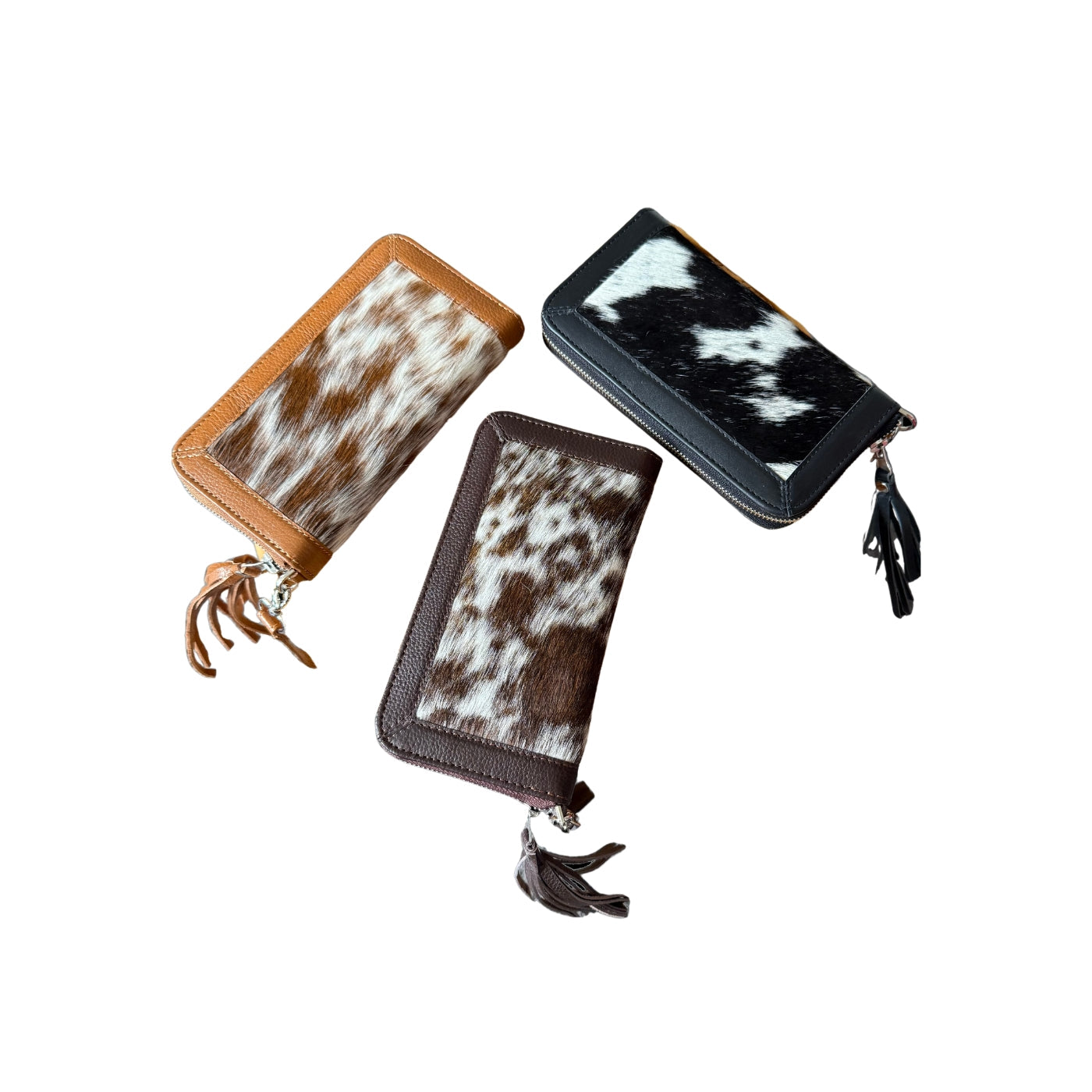 Leather Lovers Cowhide Women Hand Wallet Leather Lovers