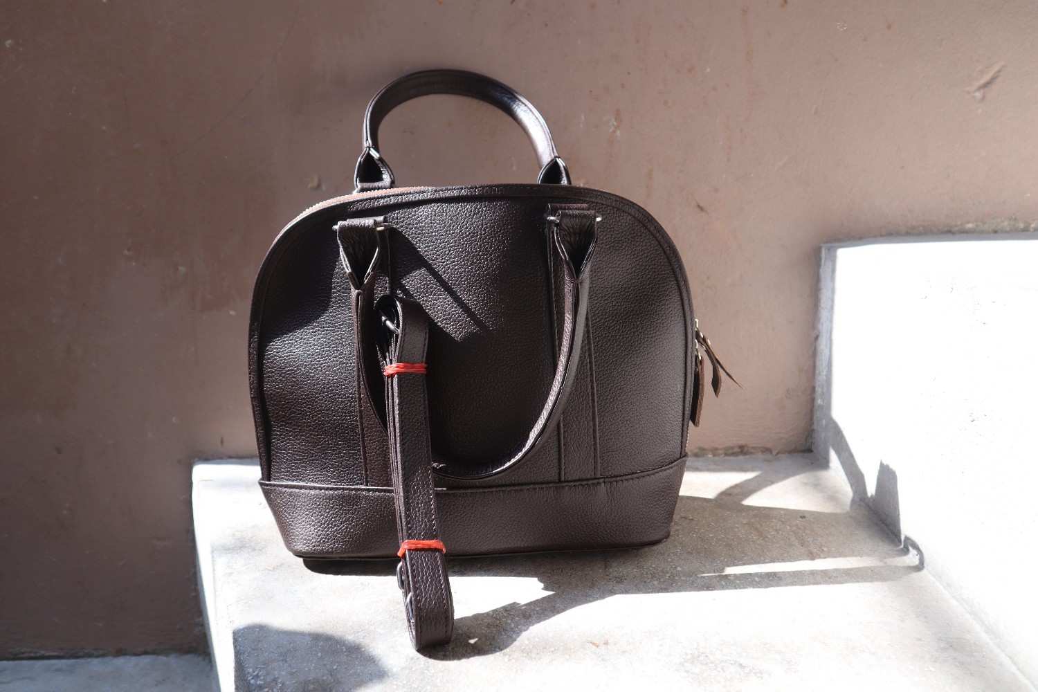 Classic Cowhide Tote Bag - Women Top Handle Handbag Leather Lovers