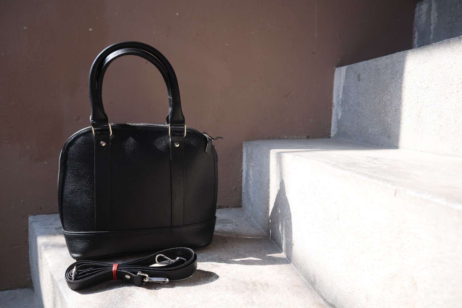 Classic Cowhide Tote Bag - Women Top Handle Handbag Leather Lovers