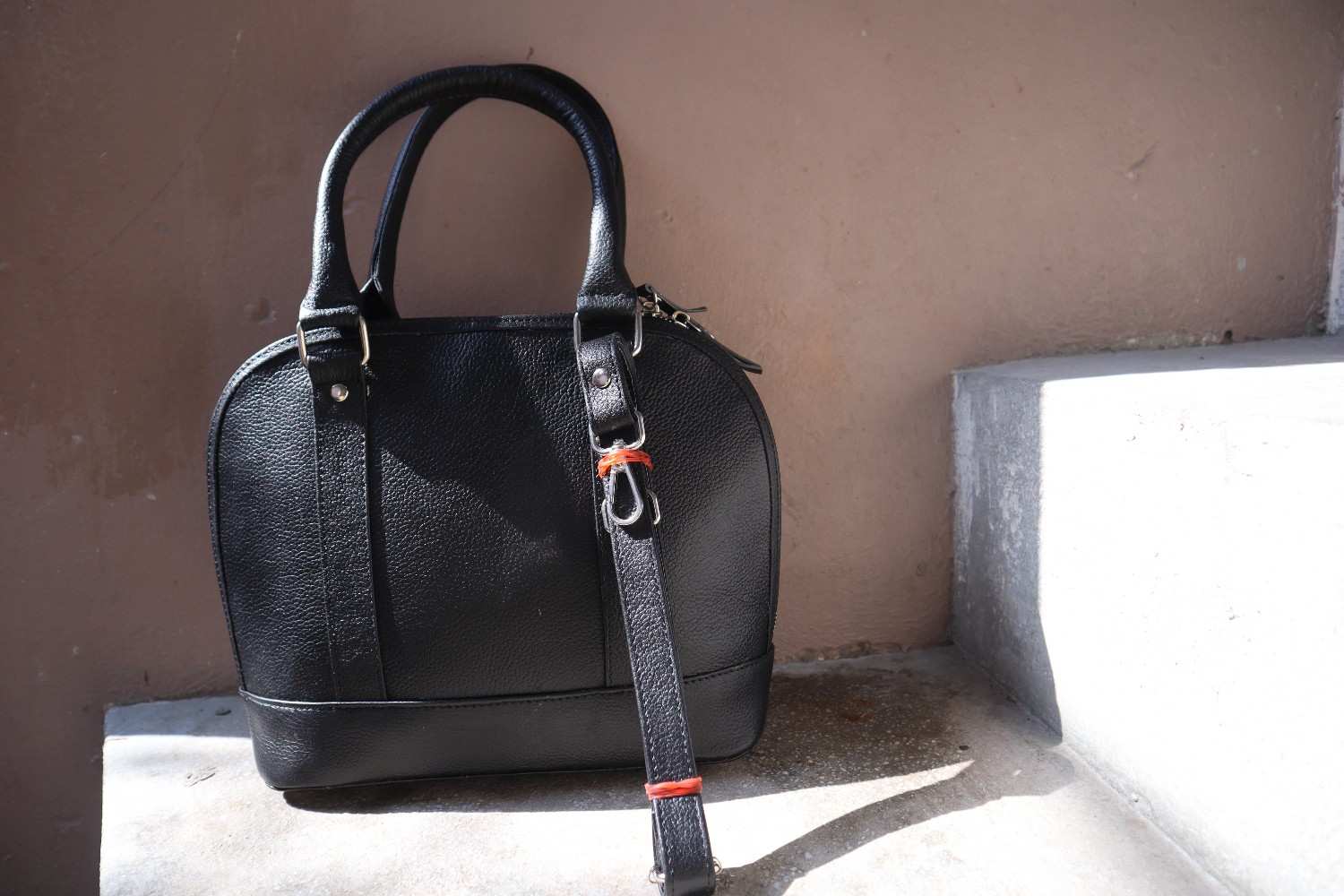 Classic Cowhide Tote Bag - Women Top Handle Handbag Leather Lovers