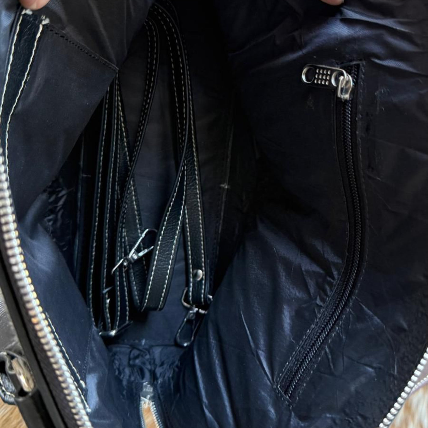 Leather Lovers Classic Cowhide Tote Bag Leather Lovers