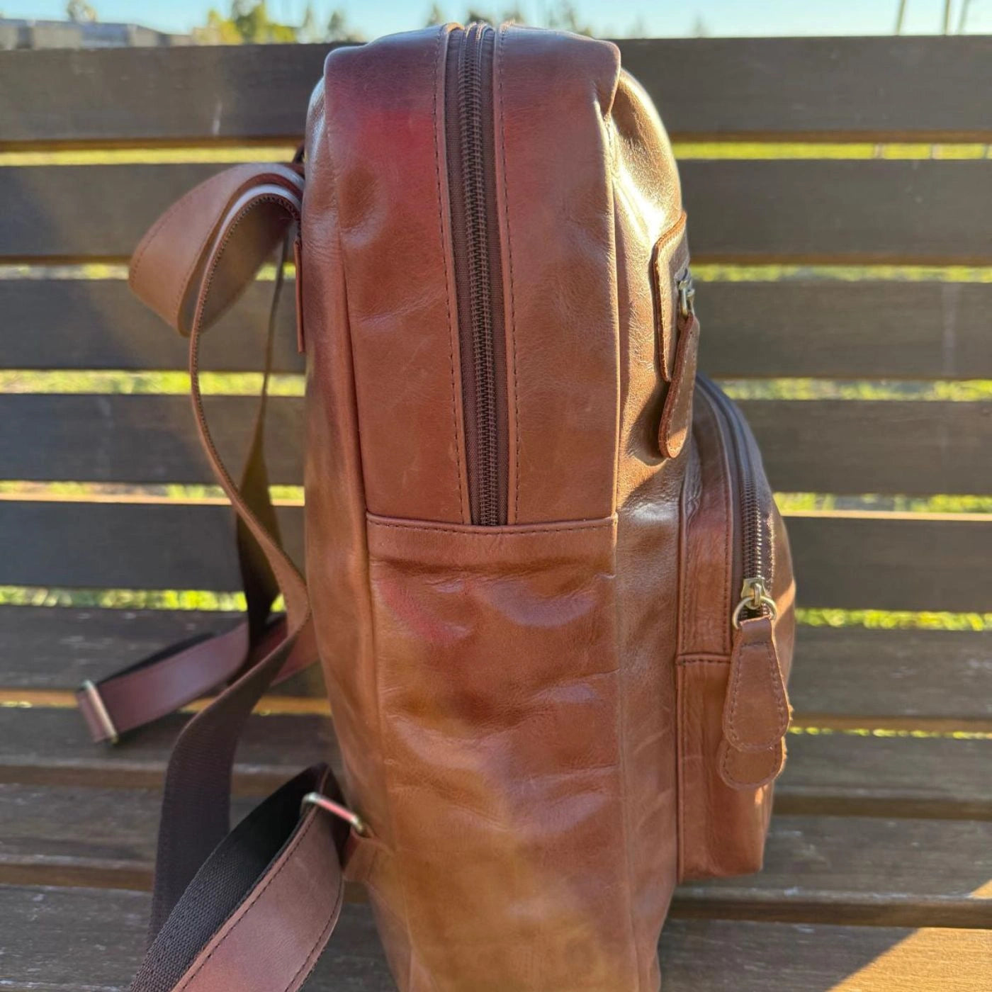 Cow Leather Multipurpose Backpack / Laptop Bag Leather Lovers