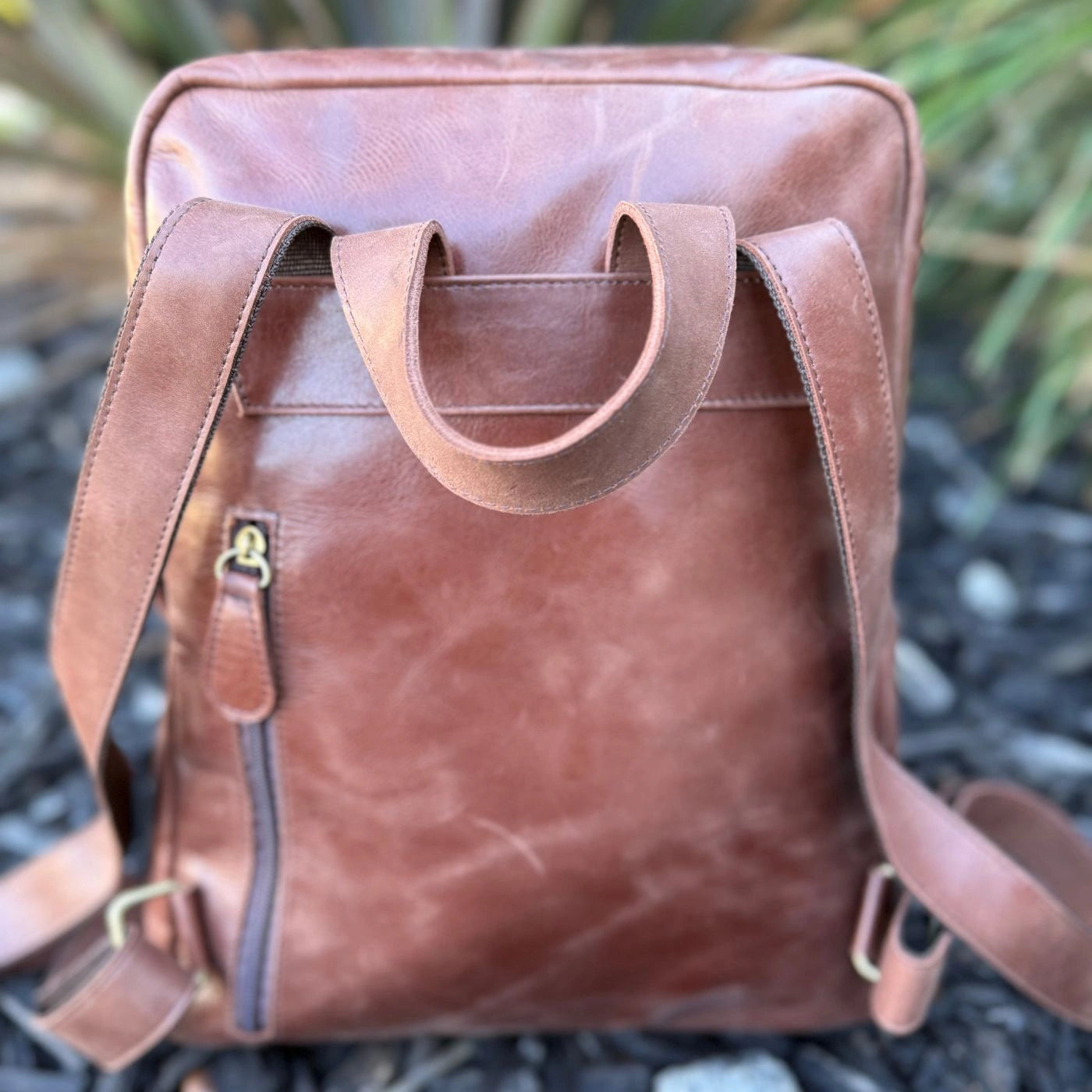 Cow Leather Multipurpose Backpack / Laptop Bag