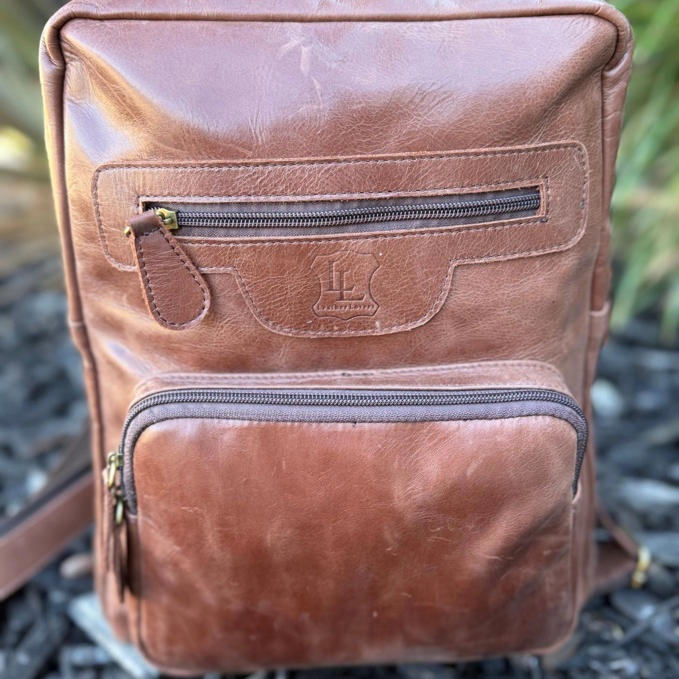 Cow Leather Multipurpose Backpack / Laptop Bag Leather Lovers