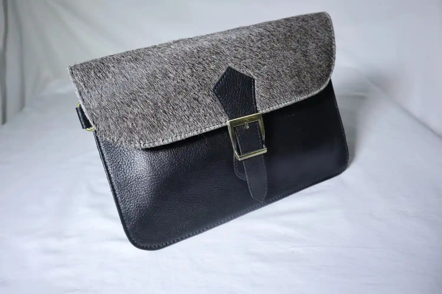 Slim Crossbody Bag Cowhide – Stylish Genuine Leather Bag for Women