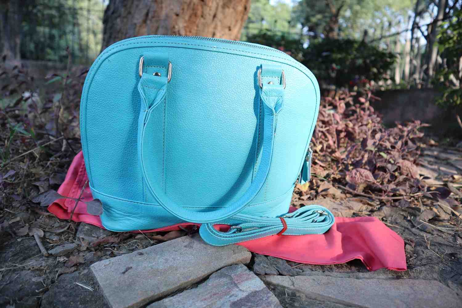 Classic Cowhide Tote Bag - Women Top Handle Handbag Leather Lovers