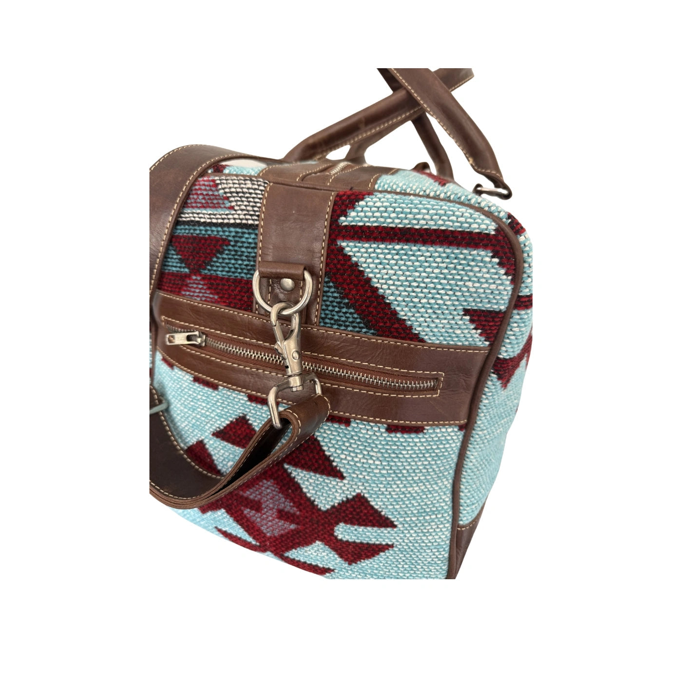 Leather Lovers Vintage Fabric Duffel Bag Leather Lovers