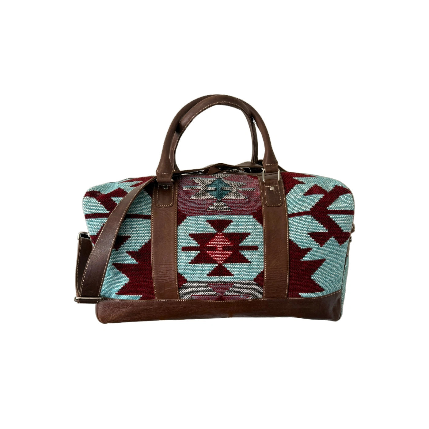 Leather Lovers Vintage Fabric Duffel Bag Leather Lovers