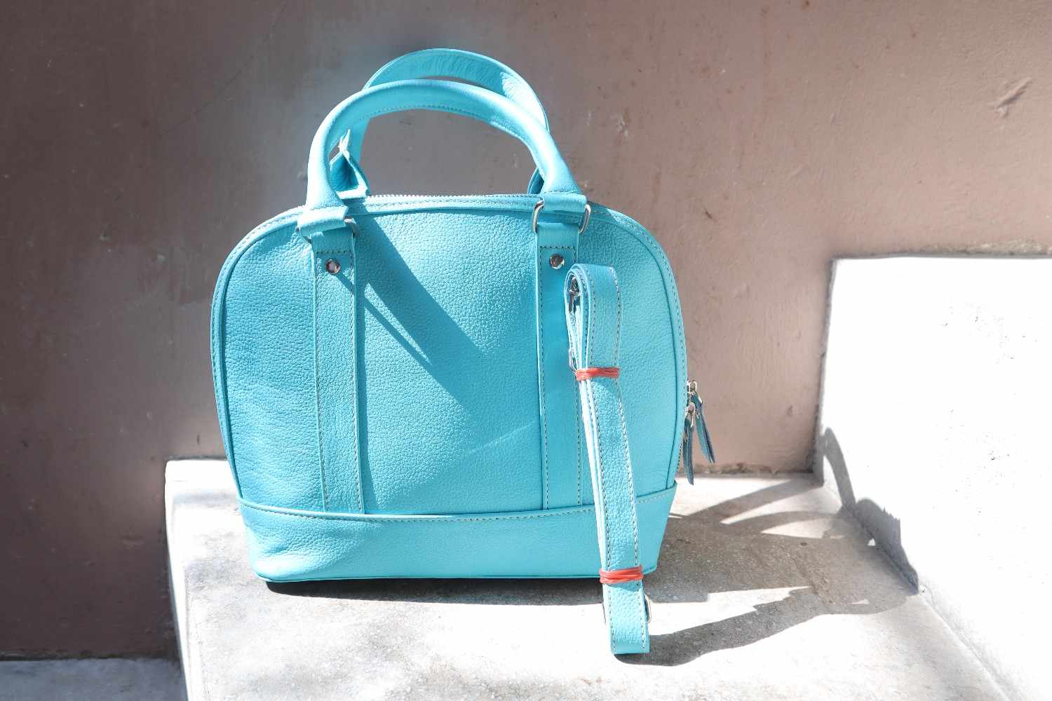 Classic Cowhide Tote Bag - Women Top Handle Handbag Leather Lovers