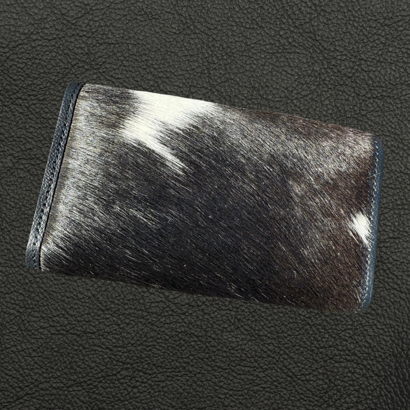 Leather Lovers Cowhide Women Flip Over Hand Wallet