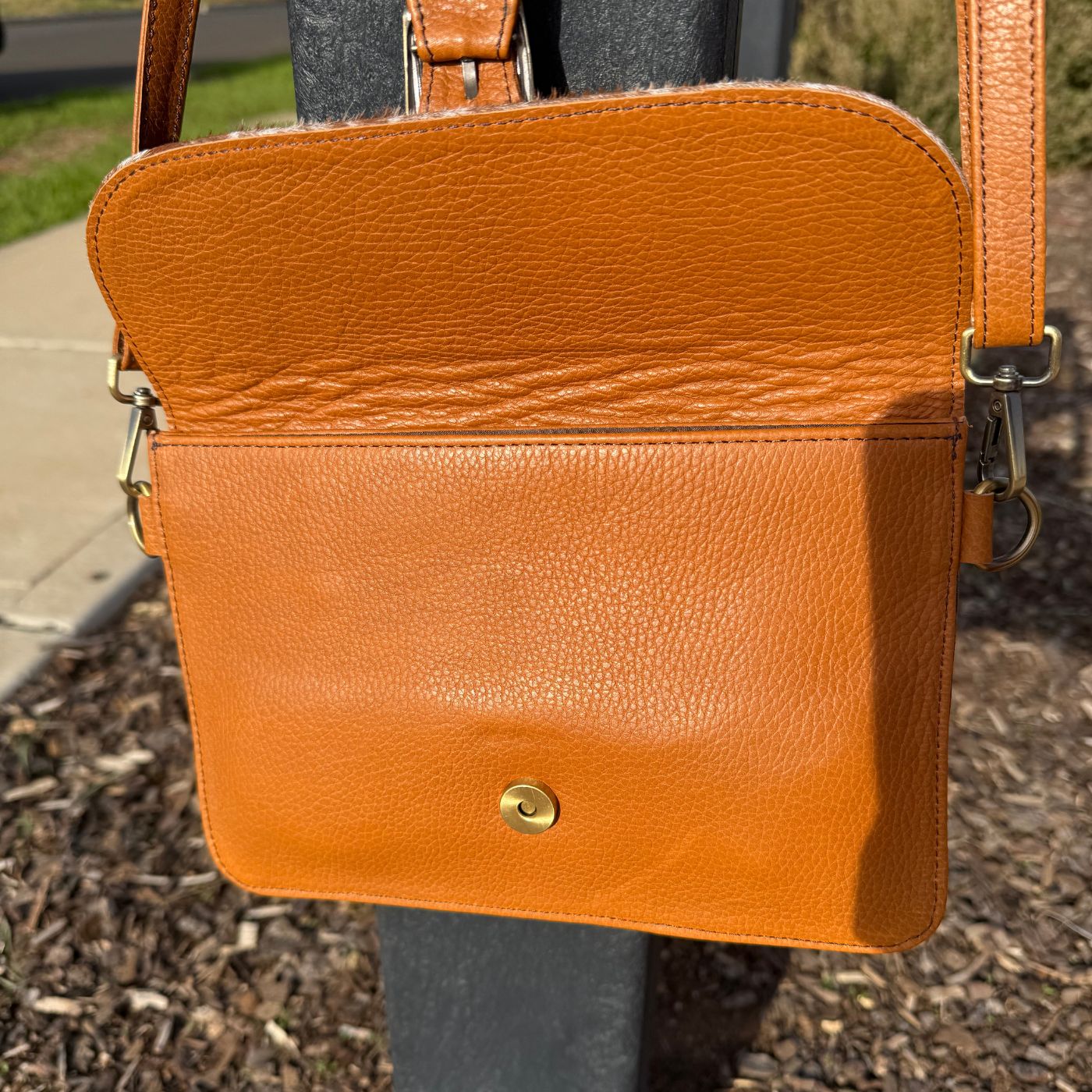 Slim Crossbody Bag Cowhide (New Style)