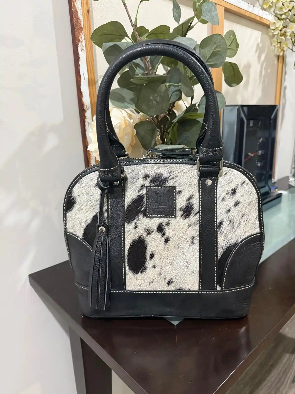 Classic Cowhide Tote Bag