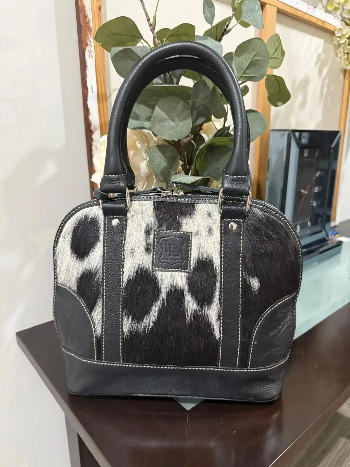 Classic Cowhide Tote Bag