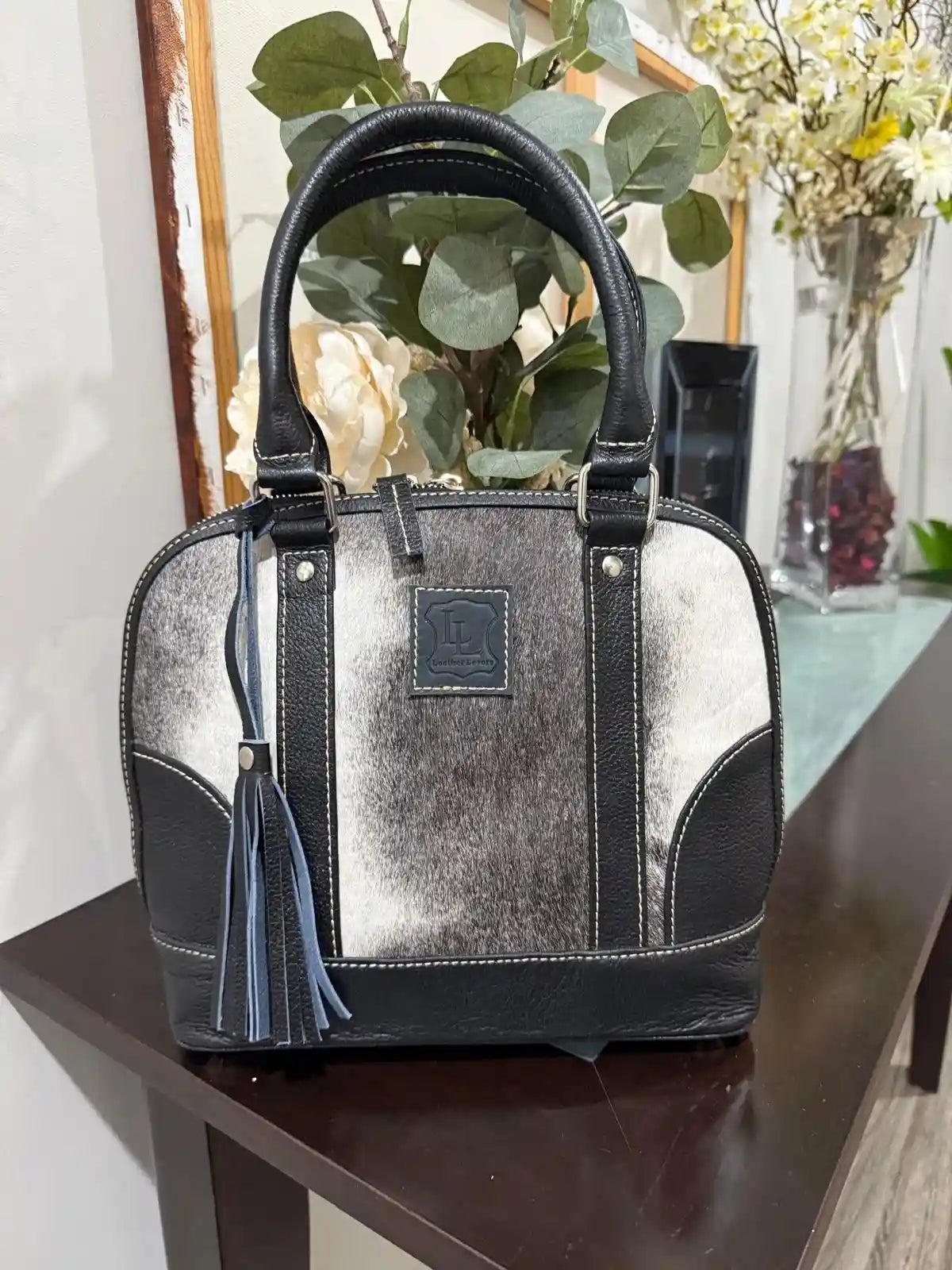 Classic Cowhide Tote Bag