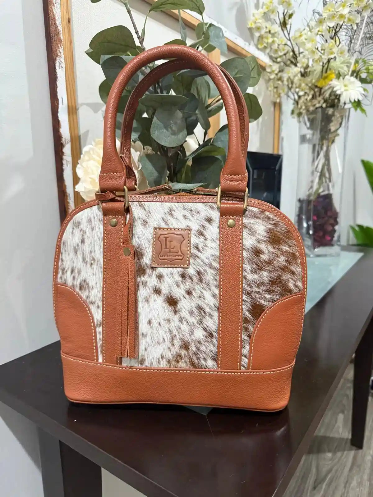 Classic Cowhide Tote Bag