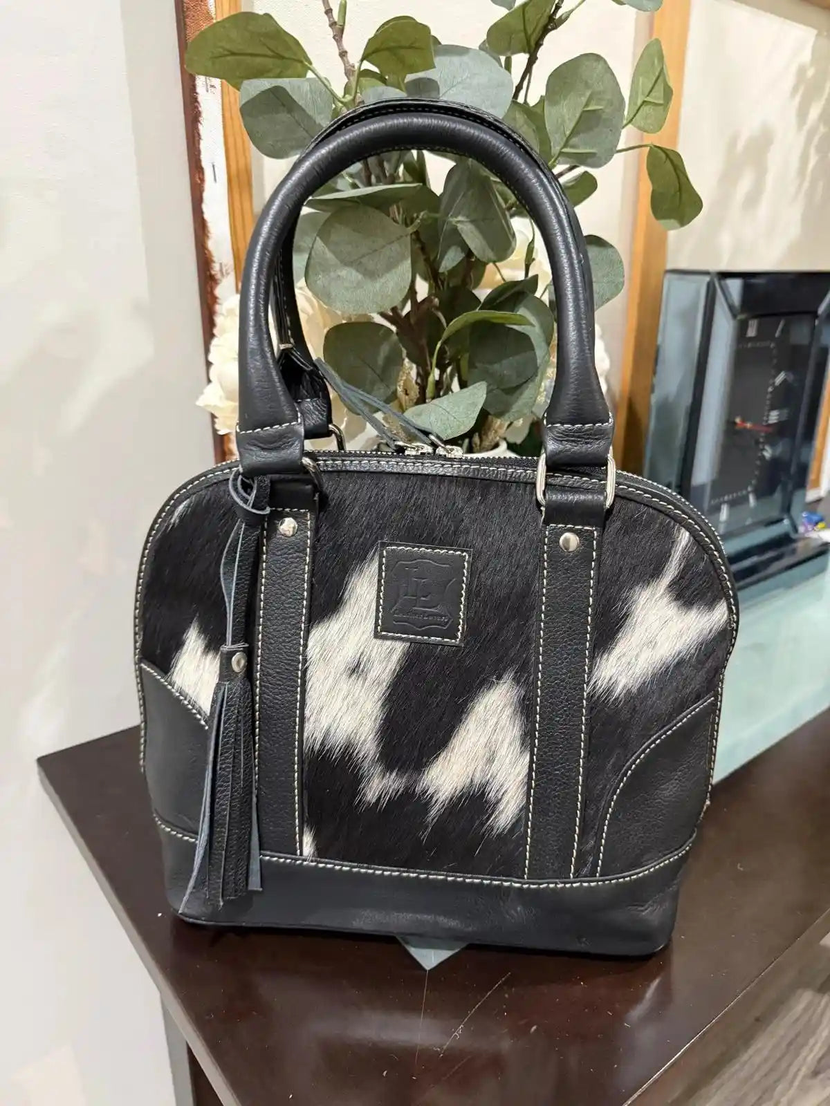 Classic Cowhide Tote Bag