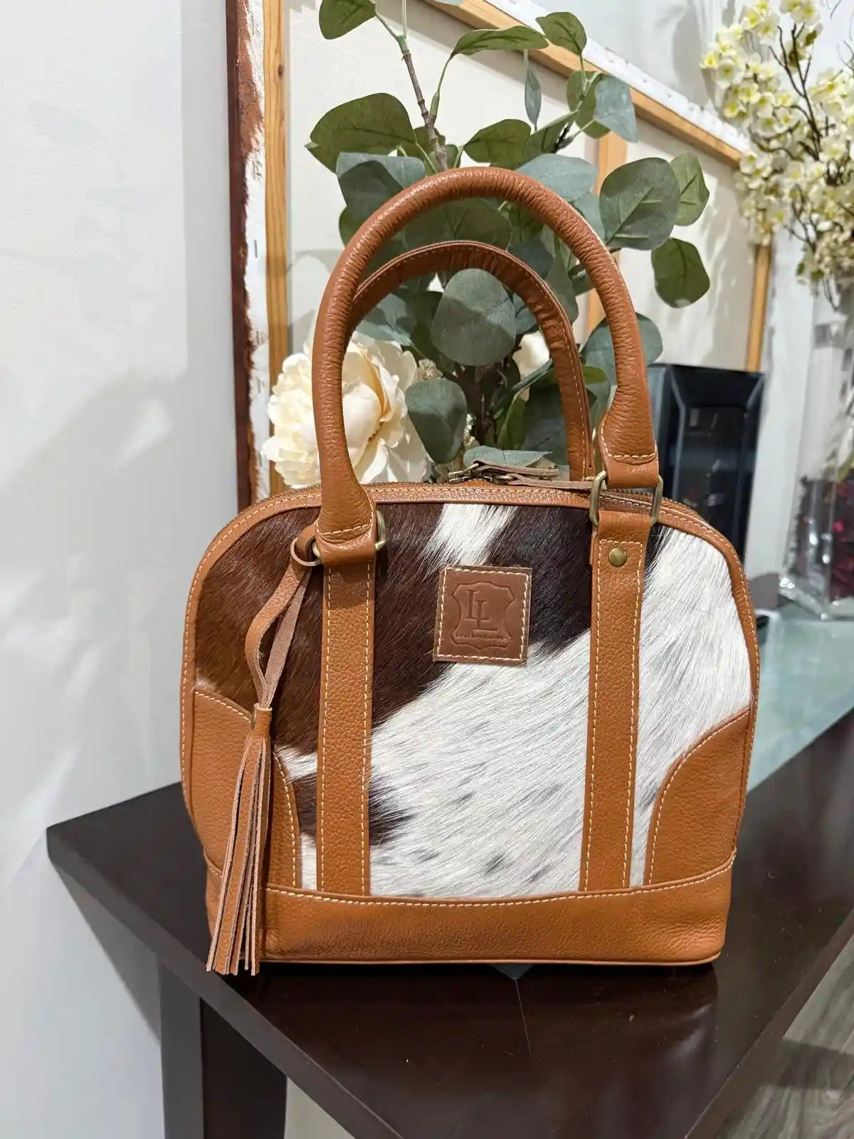 Classic Cowhide Tote Bag