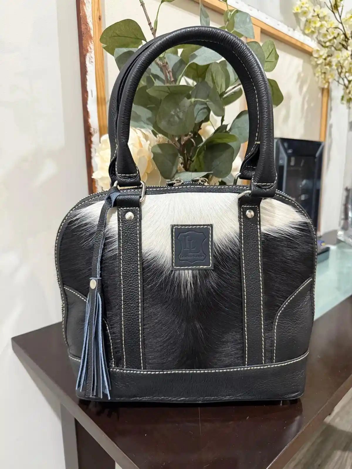 Classic Cowhide Tote Bag