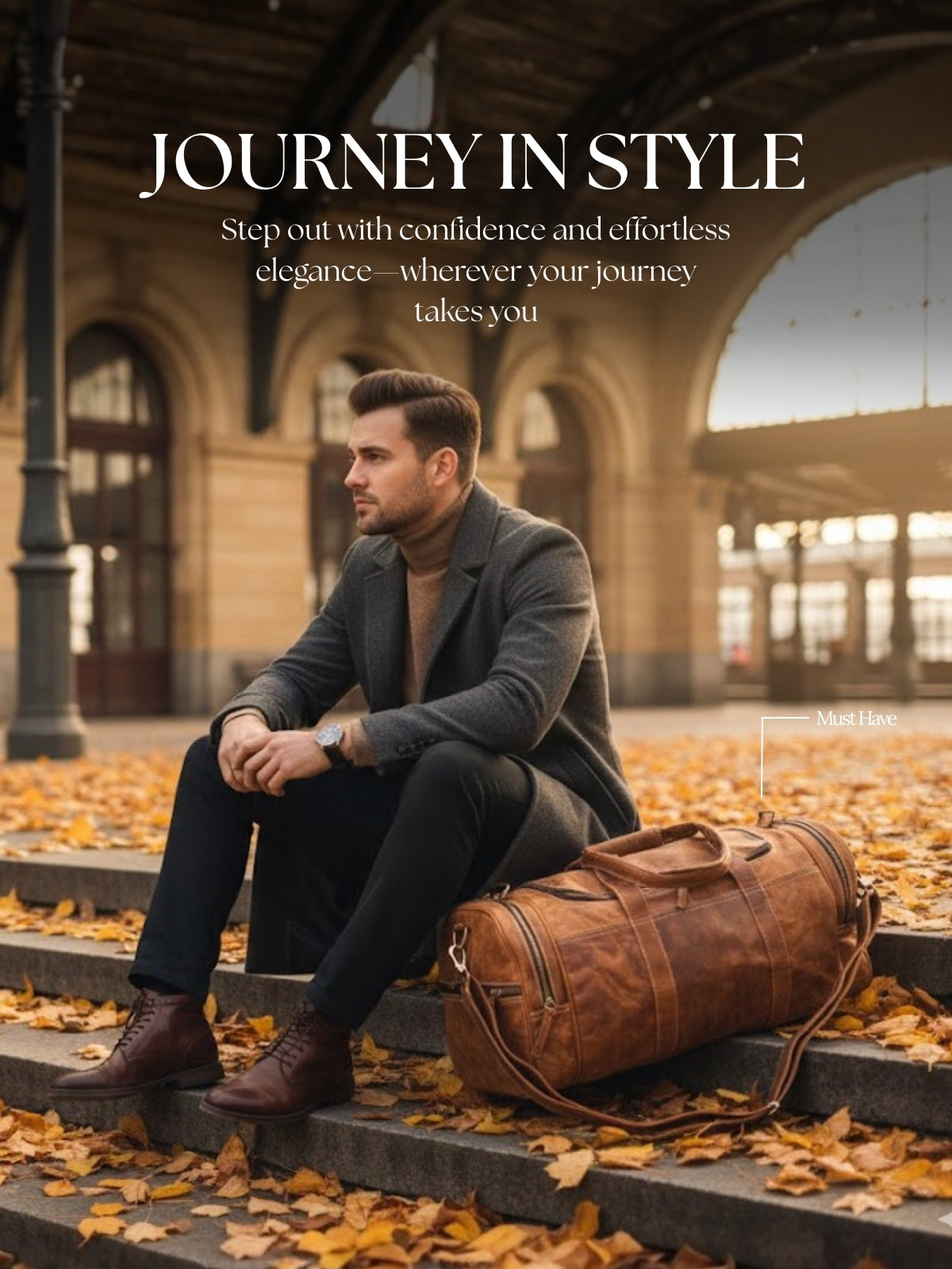 Vintage Wild Boar Duffel Leather Lovers