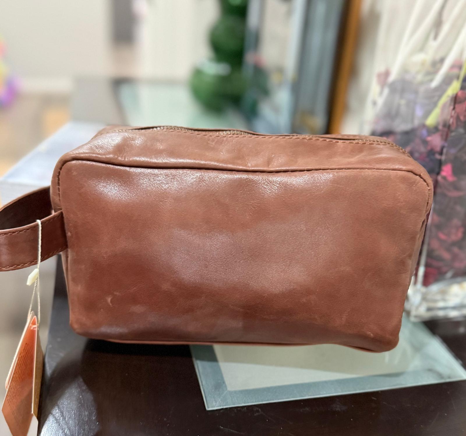 Leather Toiletry Bag | Travel Toiletry Bag