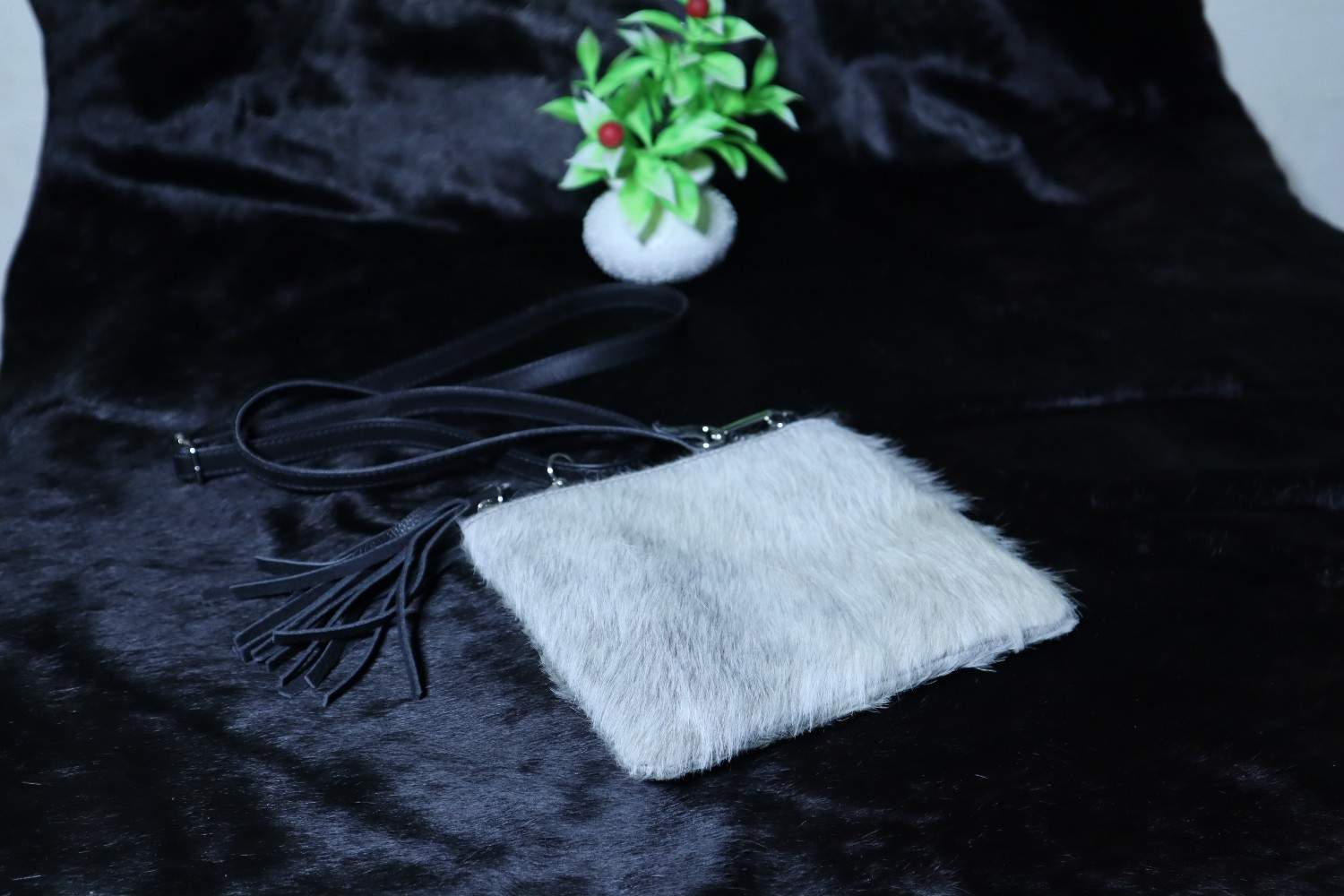 Phone Crossbody Case Cowhide Handmade Mobile Pouch