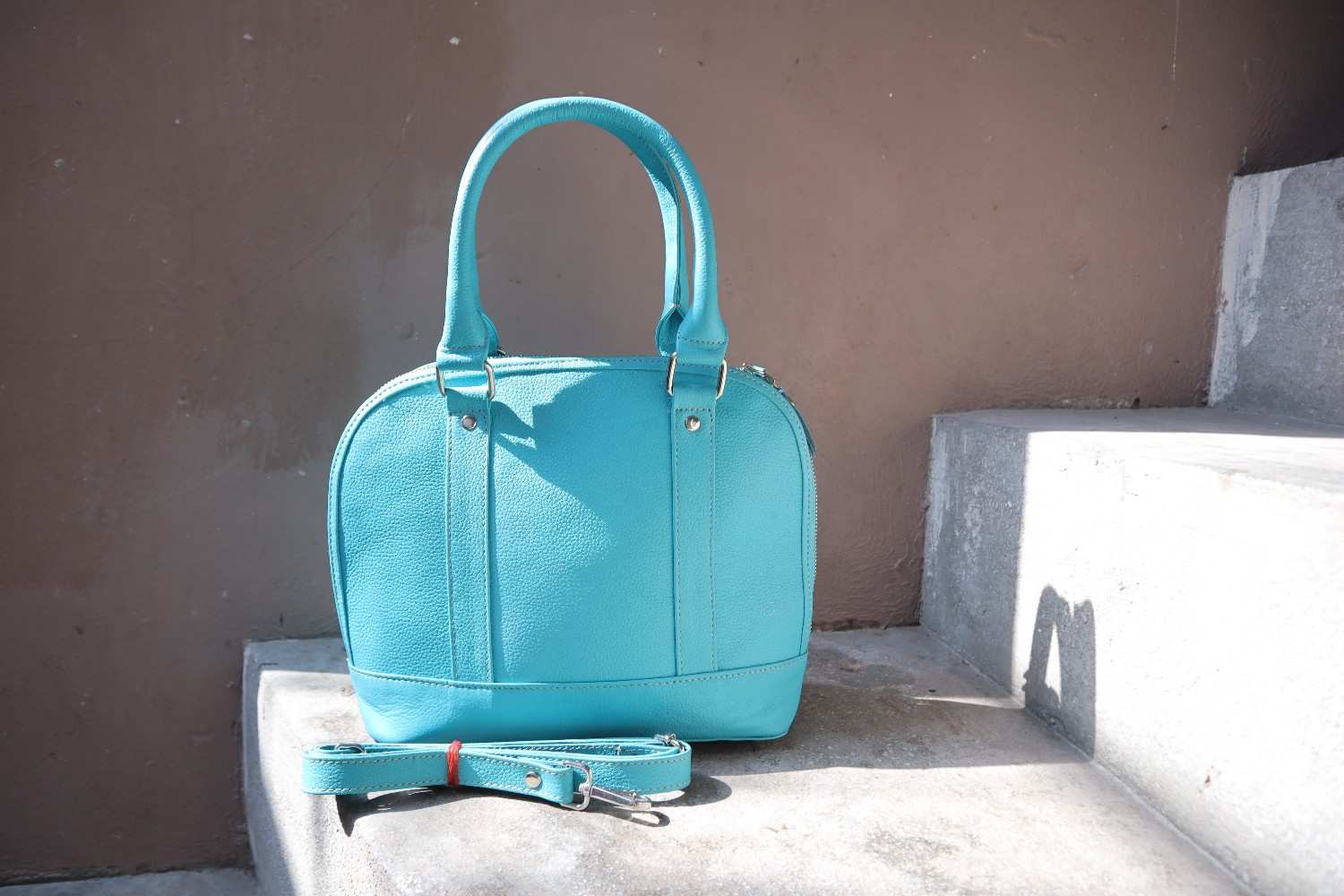 Classic Cowhide Tote Bag - Women Top Handle Handbag Leather Lovers