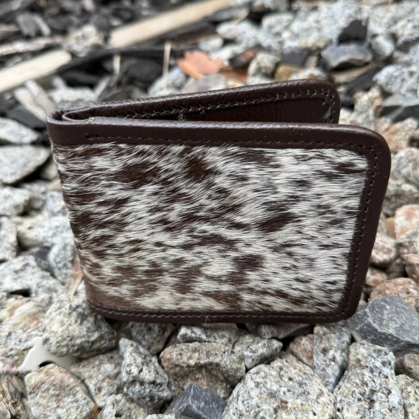 Men’s Cowhide Leather Wallet – Brown | Classic Bifold Design