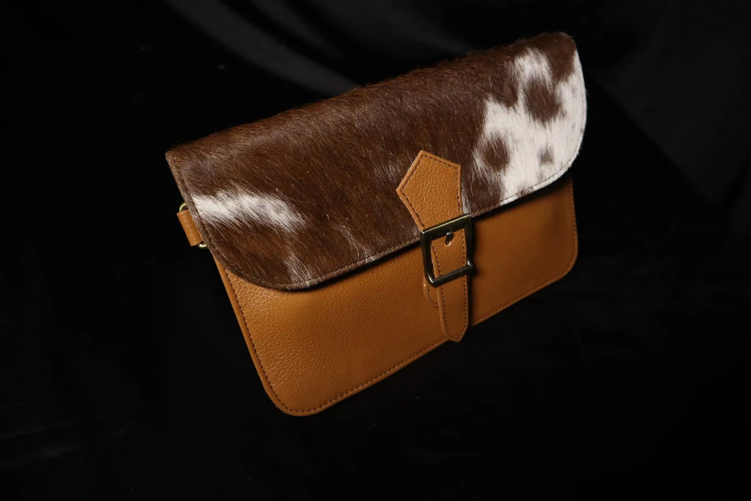 Slim Crossbody Bag Cowhide – Stylish Genuine Leather Bag for Women