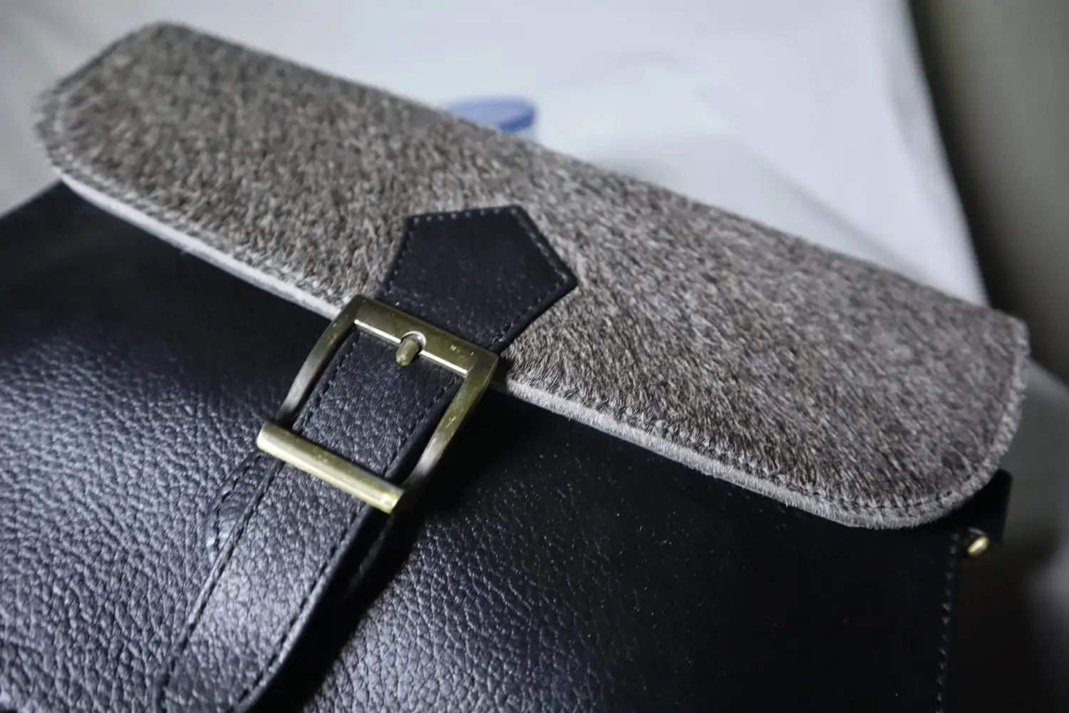 Slim Crossbody Bag Cowhide – Stylish Genuine Leather Bag for Women