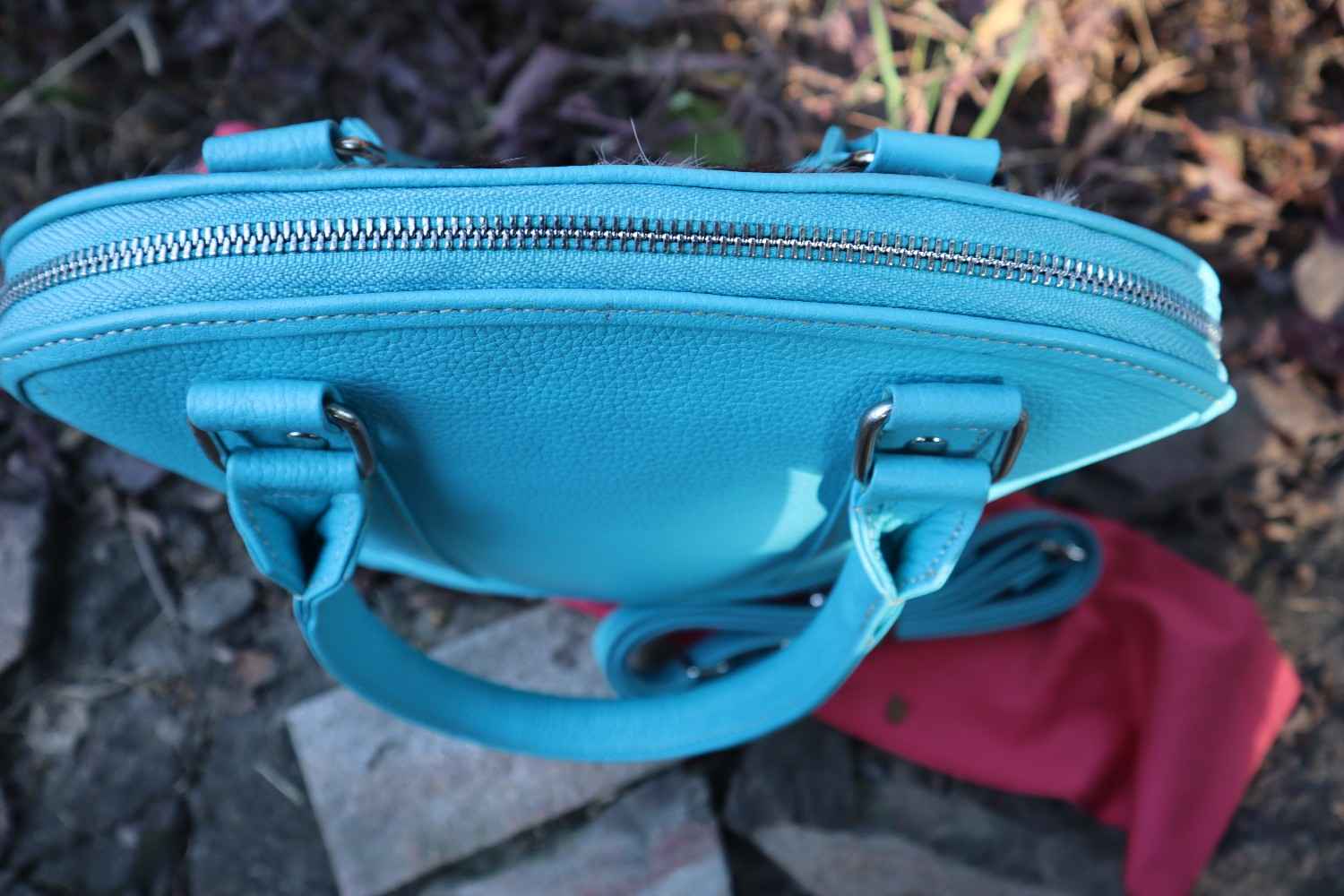 Classic Cowhide Tote Bag - Women Top Handle Handbag Leather Lovers